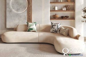 Sofa Sudut Minimalis Untuk Ruang Keluarga