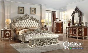 Tempat Tidur Pengantin Kayu Jati Klasik Bedroom Set