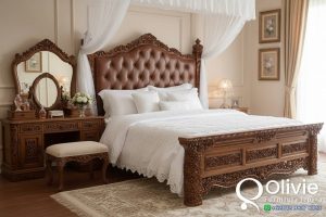 Jual Tempat Tidur Klasi Ukiran Jati Jepara