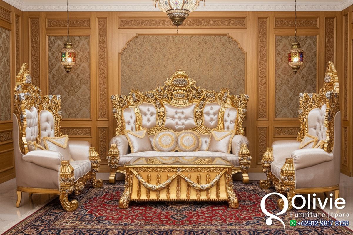 Sofa Tamu Sultan Olivie, classic sofa set, desain sofa tamu klasik, harga sofa tamu klasik, Harga Sofa Ukiran Jepara, Kursi Sofa Ukir Jepara, Kursi Tamu Elegan Minimalis, Kursi Tamu Mewah Jati Terbaru, Kursi Tamu Mewah Kualitas Terbaik, Kursi Tamu Sofa Mewah, livingroom sofa set, Set Kursi Tamu Mewah Elegan, Set Sofa Ruang Tamu Jati Mewah, Set Sofa Tamu Klasik, Sofa Jati Jepara Modern, Sofa Jati Mewah, Sofa Jepara Terbaru, Sofa Mewah Tamu, sofa ruang tamu emas prada, Sofa Ruang Tamu Terbaru, Sofa Sudut Klasik Mewah, sofa tamu klasik, sofa tamu klasik 2025, sofa tamu klasik jakarta, sofa tamu klasik terbaru, sofa tamu klasik terlaris, sofa tamu mewah, Sofa Tamu Ukir Jati Jepara