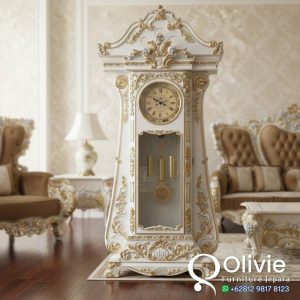 Model Lemari Jam Klasik Mewah Jepara