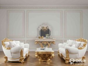 Model Sofa Mewah Kursi Tamu Gold Klasik Terbaru