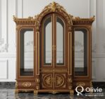 Prestige Lemari Hias Klasik Mewah Gold Eksport Quality