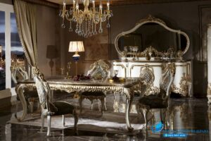 Model Meja Ruang Makan Set 6 Kursi Ukir Jepara