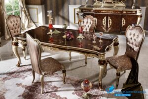 Set Meja Makan 4 Kursi Sultan Jepara