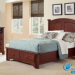 Set Tempat Tidur Kayu Jati Minimalis