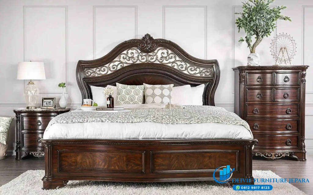 Tempat Tidur Jati Klasik Terbaru Olivie Bedroom