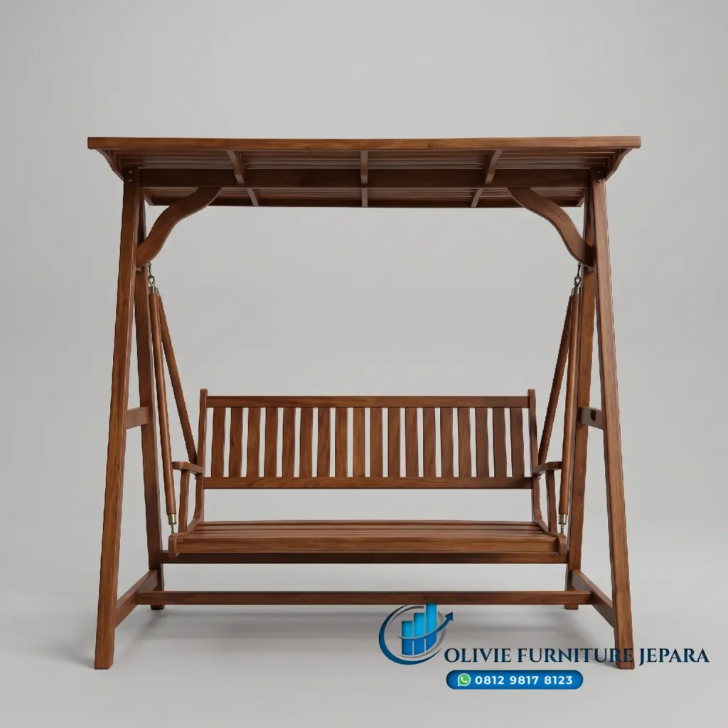 Jual Kursi Ayunan Kayu Jati Jepara