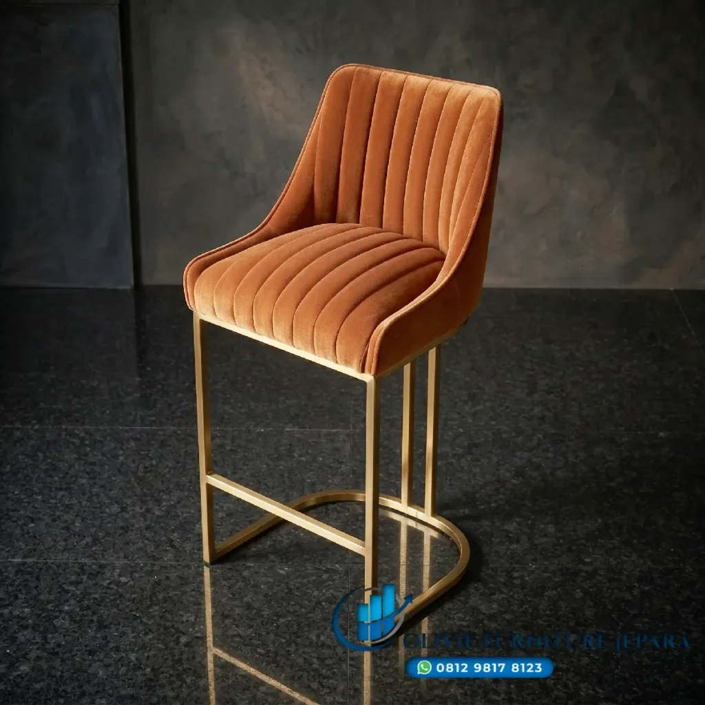 Jual Kursi Bar Stainless Modern Mewah