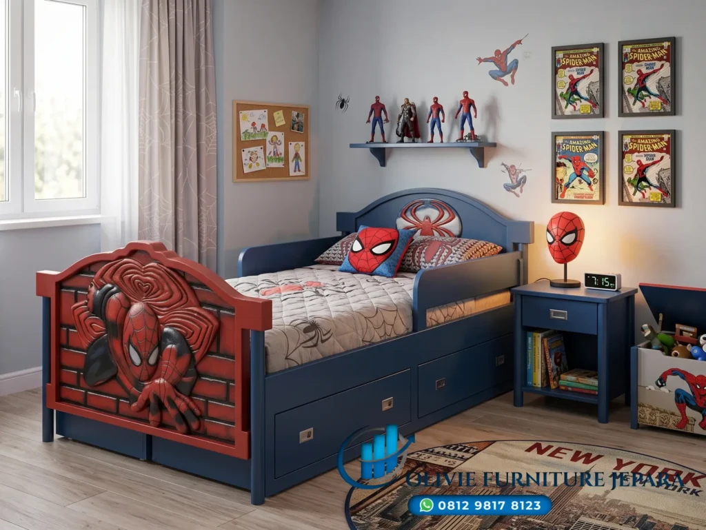Tempat Tidur Karakter Kamar Anak Bandung